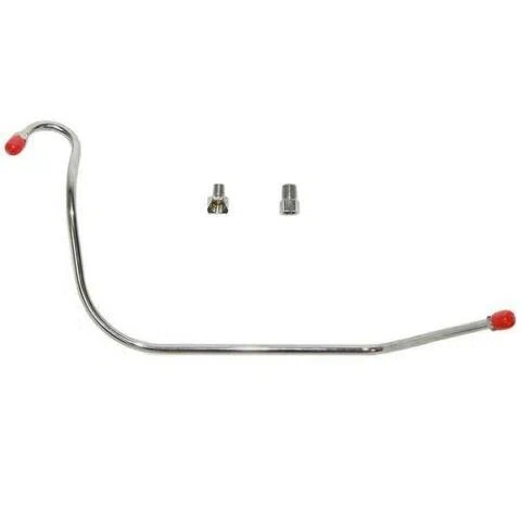 1963-65 Chevrolet Bel Air Pump Carburetor Fuel Line 1_4 Inch Chrome BPC6302CH